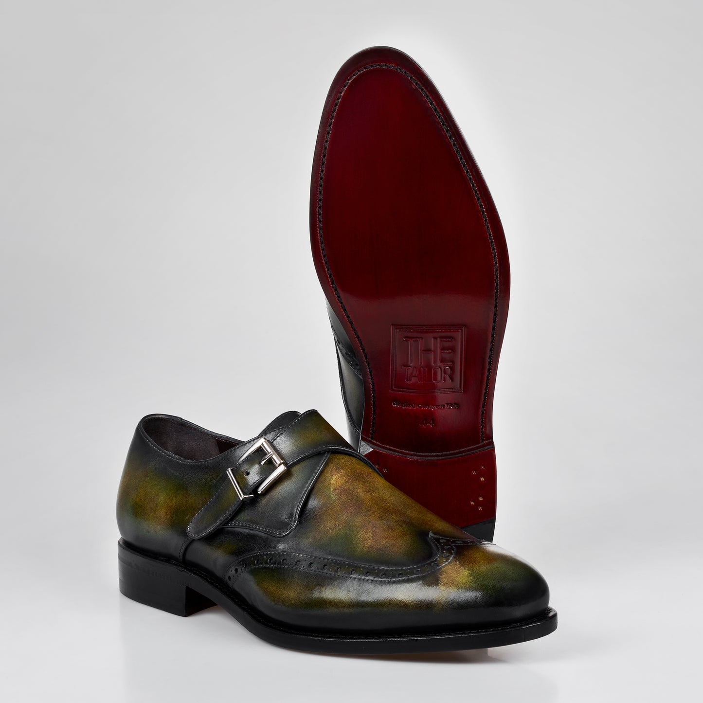 Single Monk Green Patina